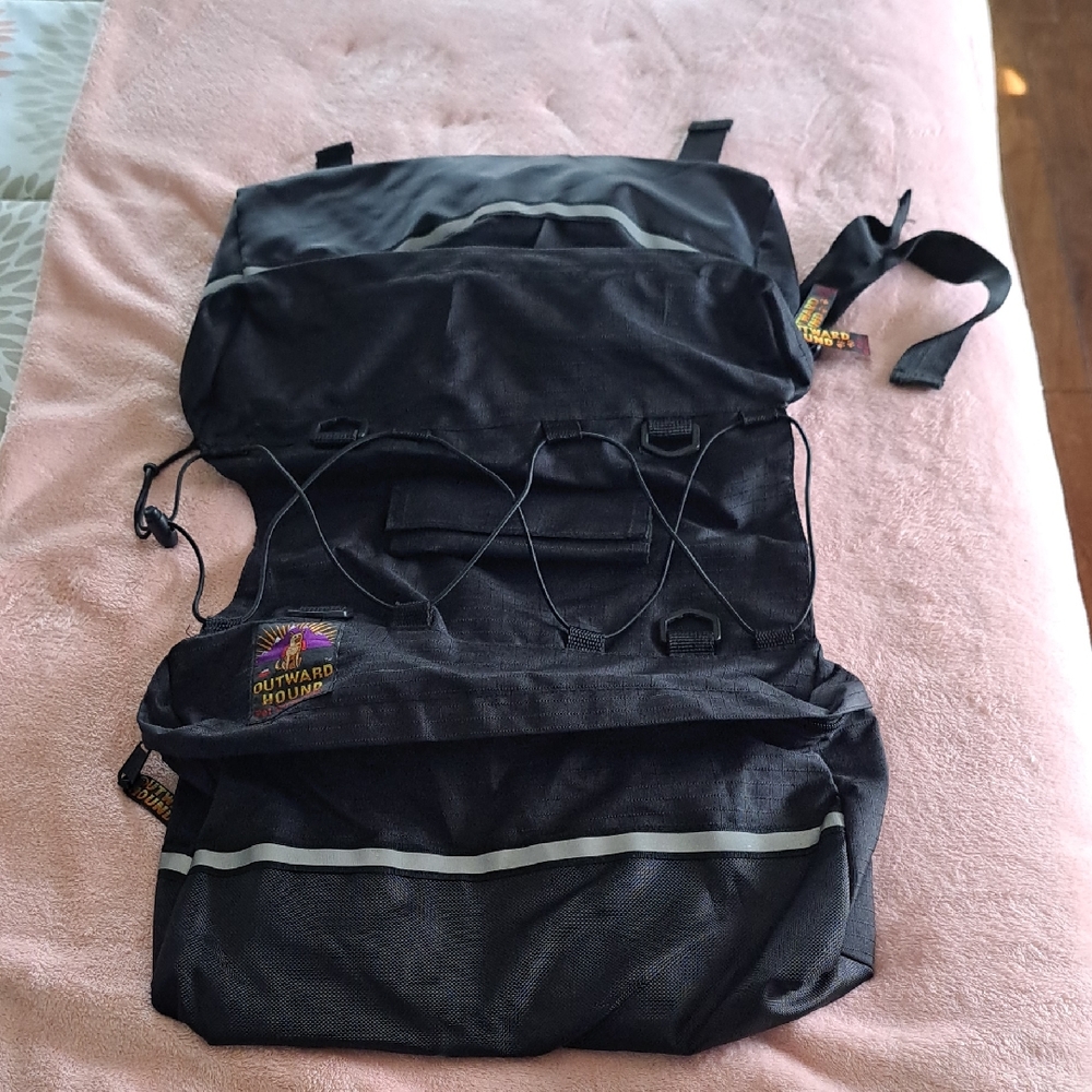 Outward Hound Black Backpack